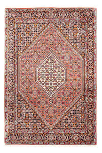 Tapis persan - Bidjar - 170 x 112 cm - rouge clair