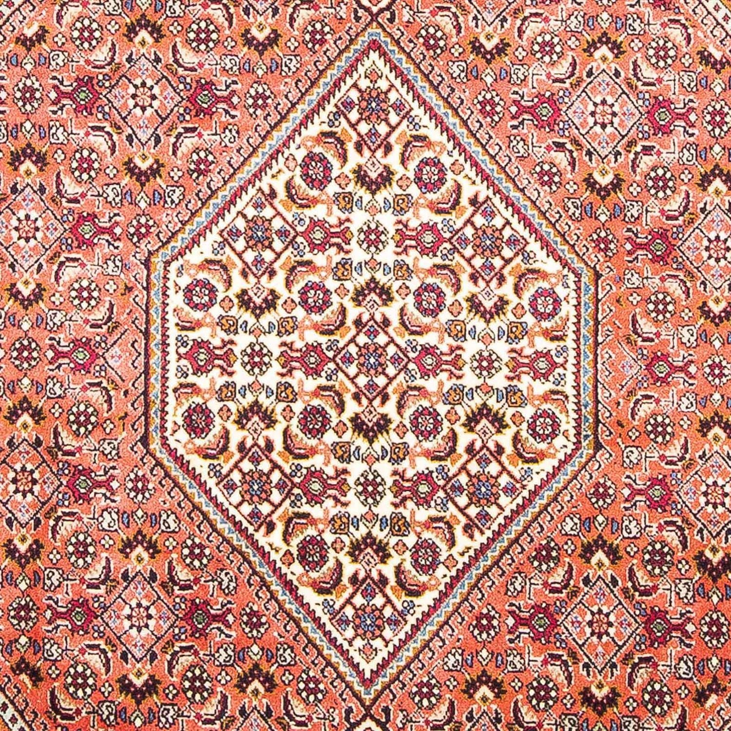 Tapis persan - Bidjar - 170 x 112 cm - rouge clair