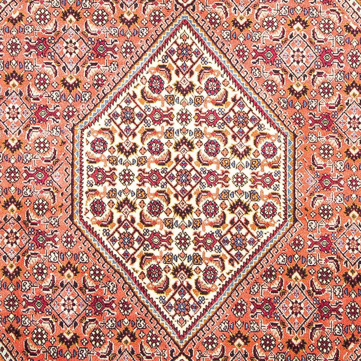 Tapis persan - Bidjar - 170 x 112 cm - rouge clair