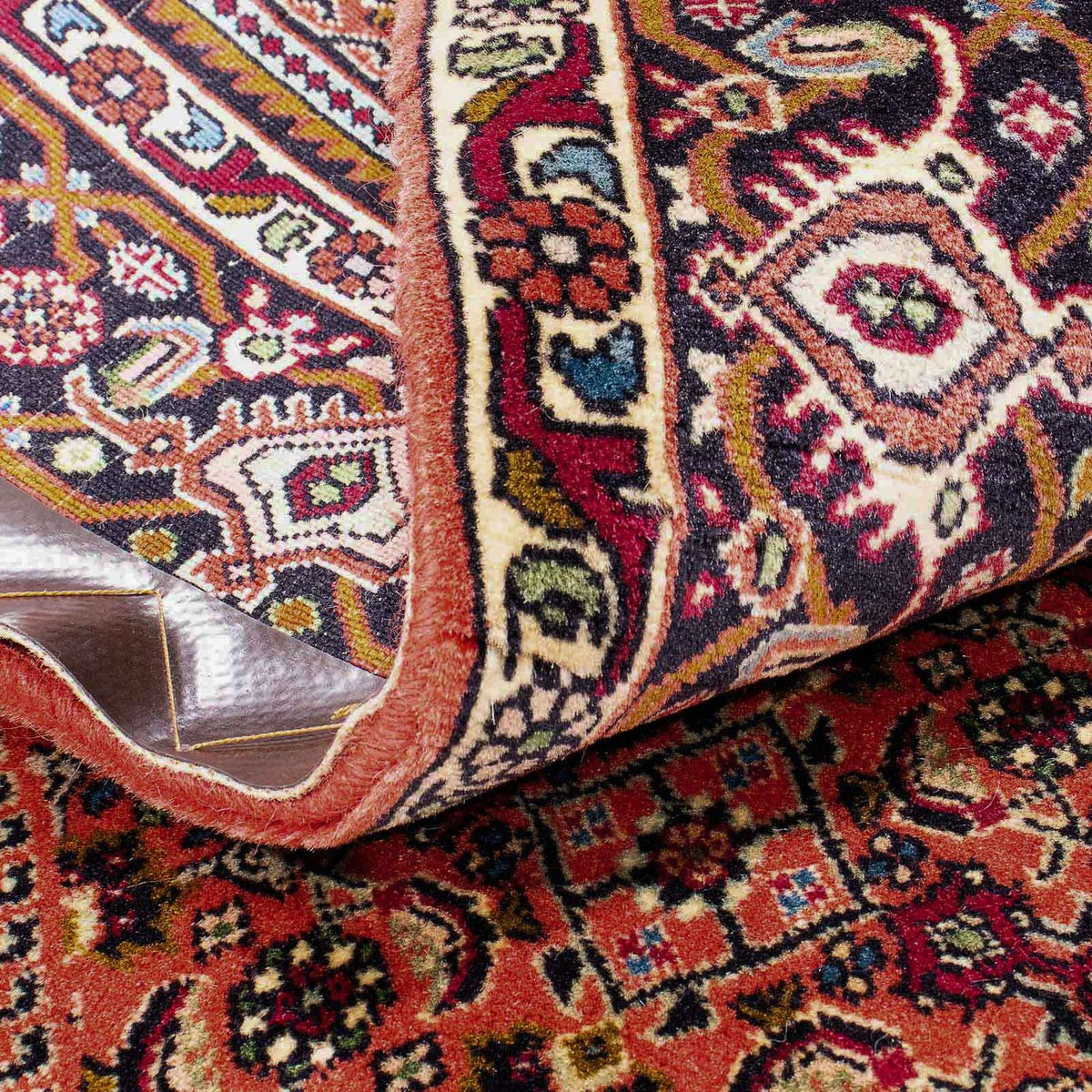 Tapis persan - Bidjar - 170 x 112 cm - rouge clair