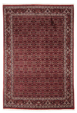 Tapis persan - Bidjar - 240 x 168 cm - rouge foncé