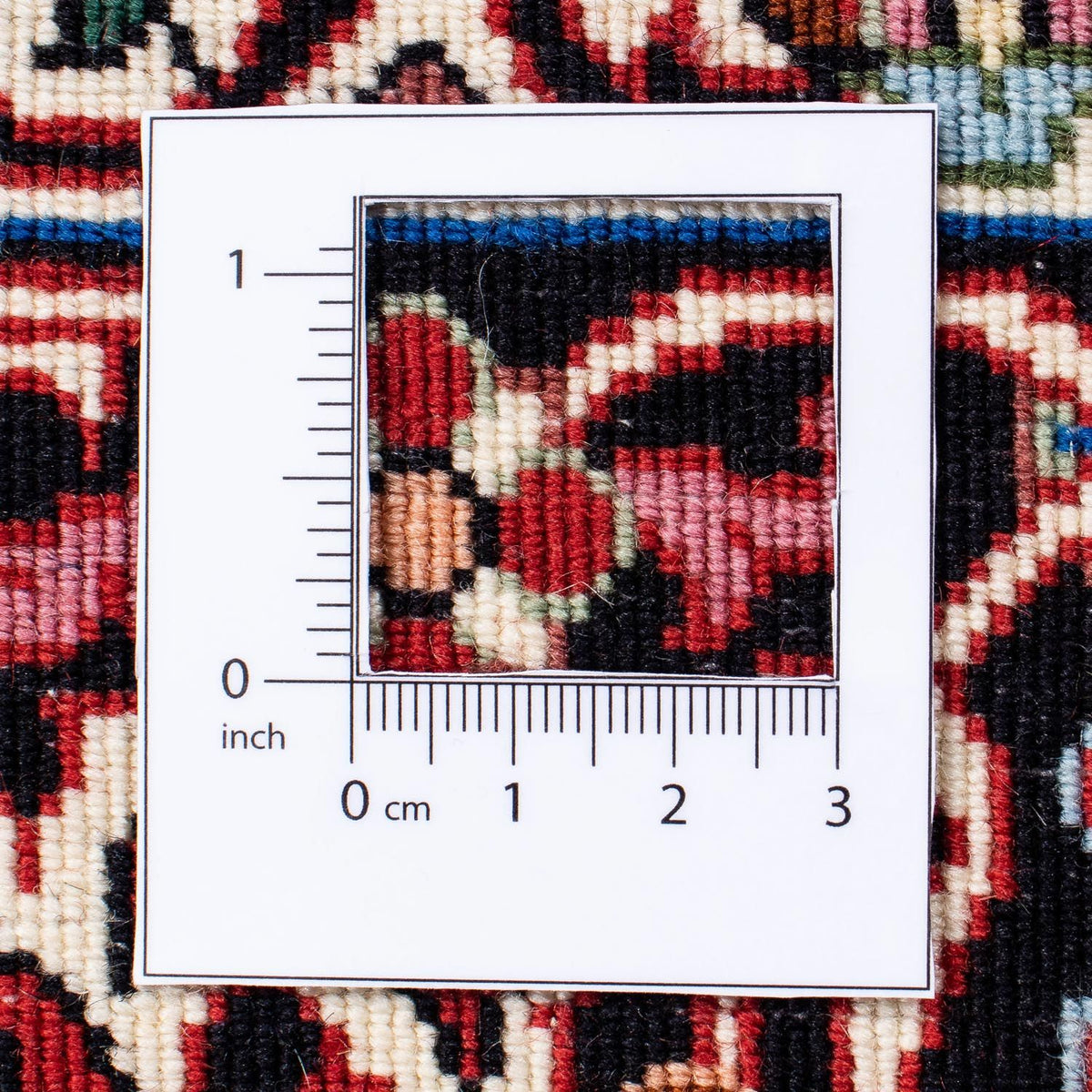 Tapis persan - Bidjar - 240 x 168 cm - rouge foncé