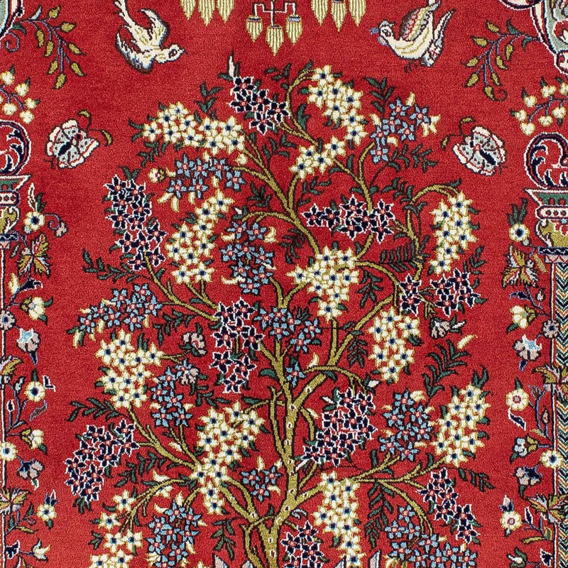 Tapis persan - Ghom - 200 x 140 cm - rouge