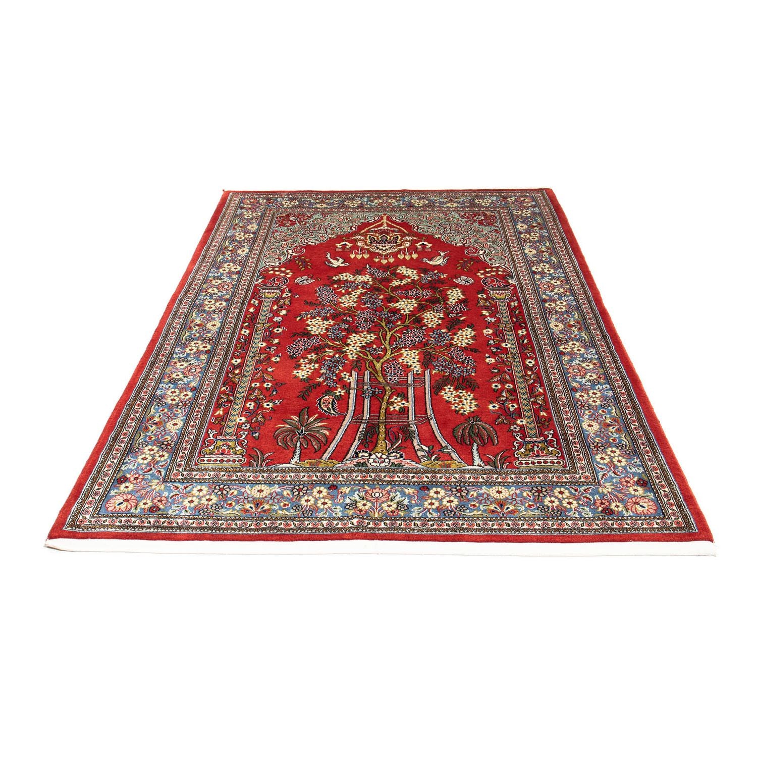 Tapis persan - Ghom - 200 x 140 cm - rouge