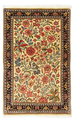 Tapis persan - Ghom - 115 x 73 cm - beige
