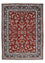 Tapis persan - Ghom - 181 x 136 cm - rouge foncé