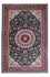 Tapis persan - Ghom - 204 x 135 cm - bleu foncé