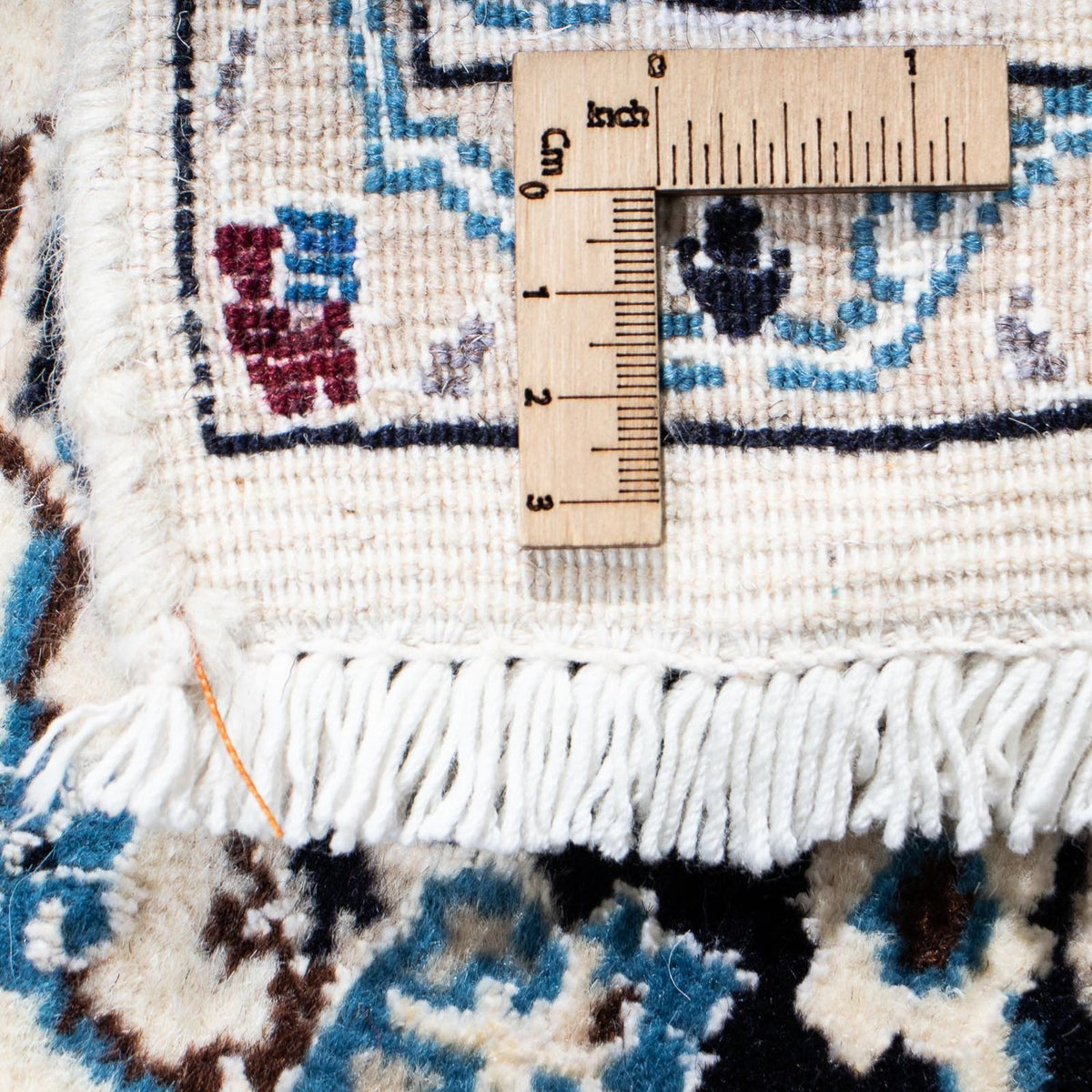 Tapis de couloir Tapis persan - Nain - Royal - 174 x 106 cm - beige