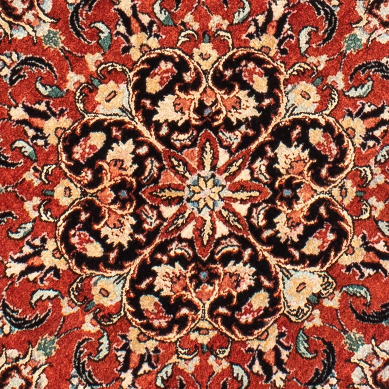Tapis persan - Bidjar ronde  - 127 x 127 cm - rouge foncé