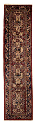 Tapis de couloir Tapis Ziegler - Kazak - 281 x 62 cm - rouge foncé