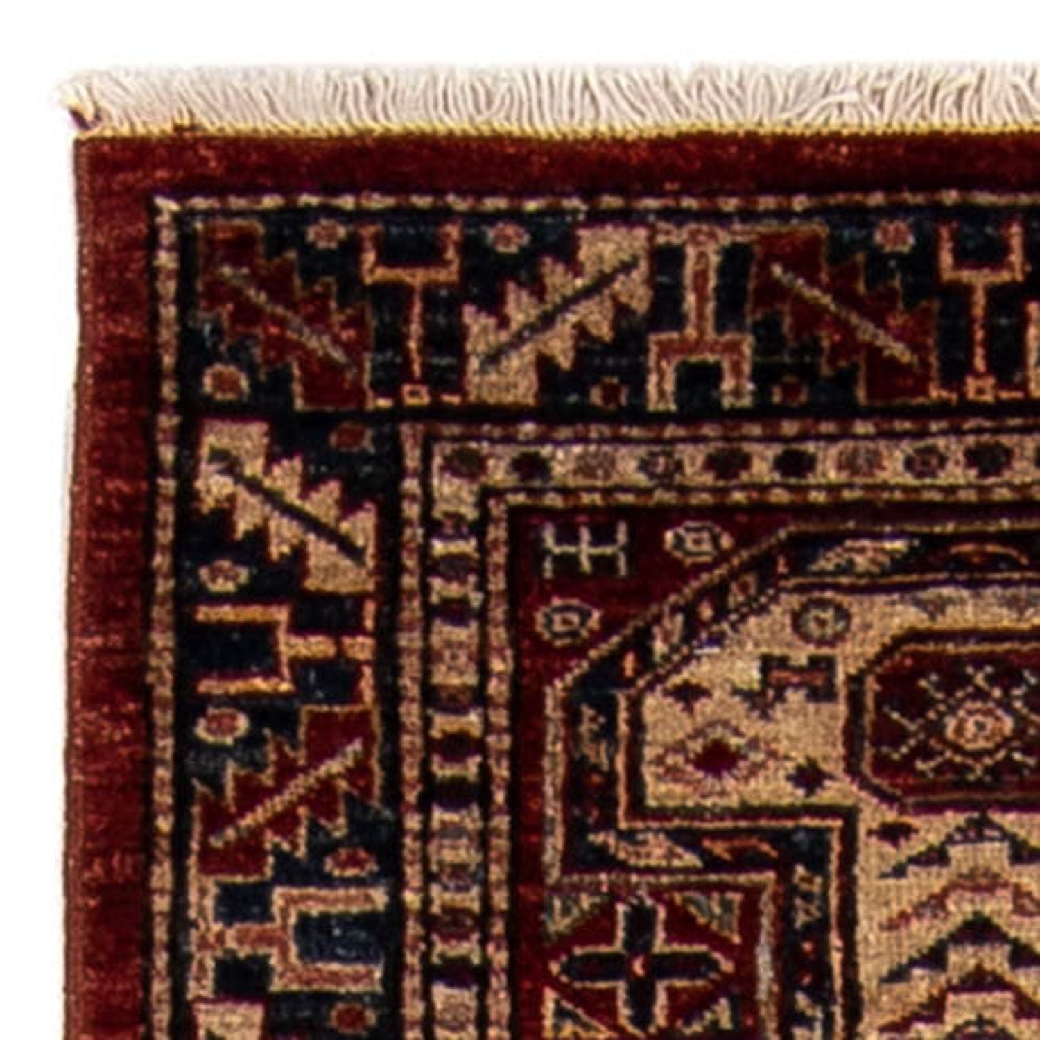 Tapis de couloir Tapis Ziegler - Kazak - 281 x 62 cm - rouge foncé
