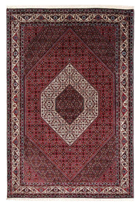 Tapis persan - Bidjar - 257 x 173 cm - rouge foncé