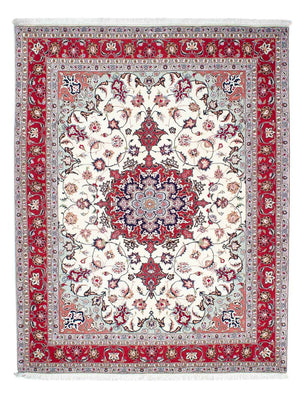 Tapis persan - Tabriz - Royal - 200 x 154 cm - beige