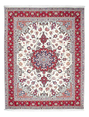 Tapis persan - Tabriz - Royal - 200 x 154 cm - beige