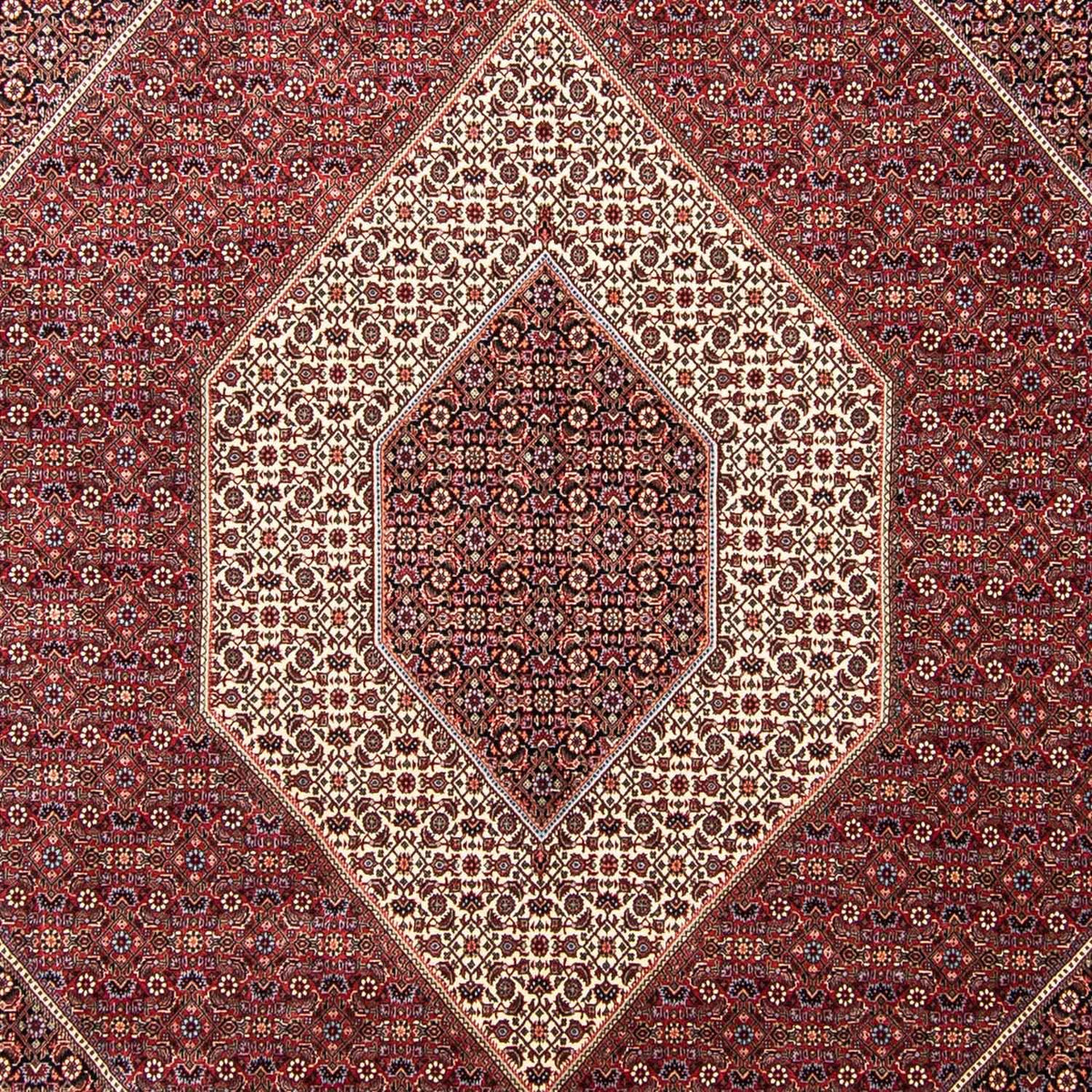 Tapis persan - Bidjar - 352 x 252 cm - rouge foncé