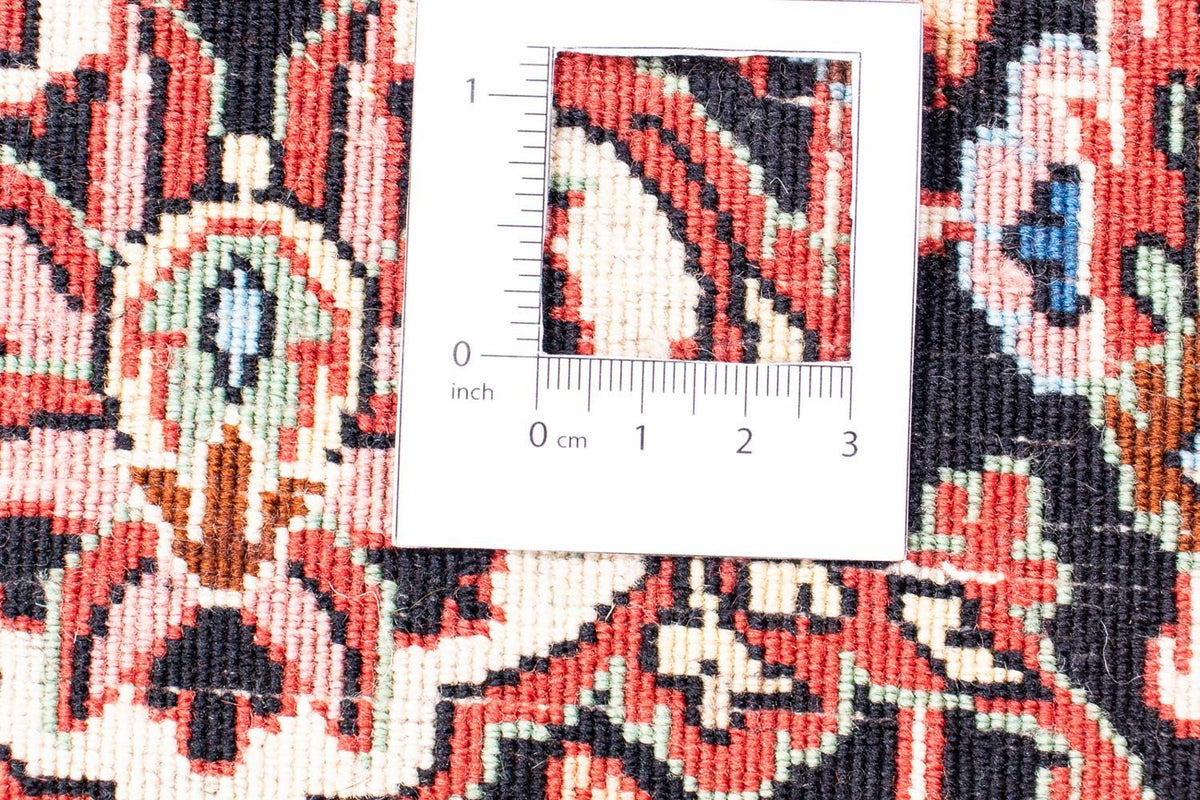 Tapis persan - Bidjar - 352 x 252 cm - rouge foncé