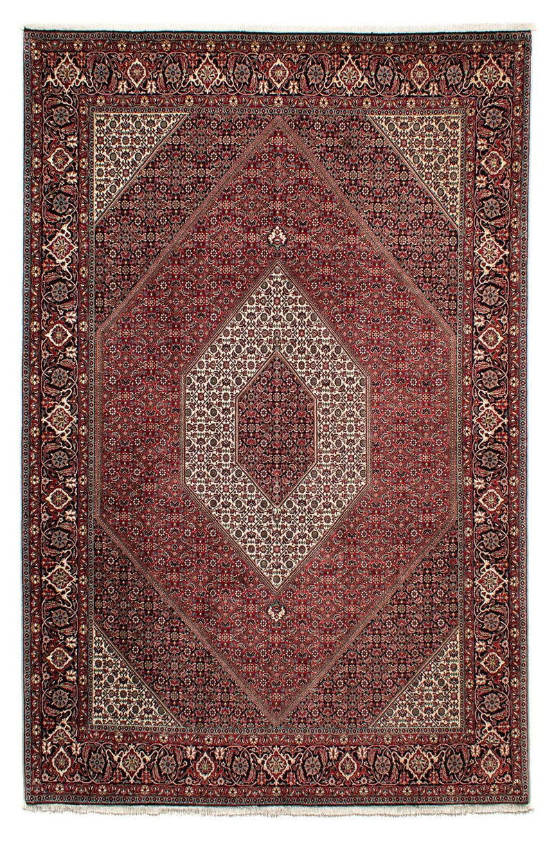Tapis persan - Bidjar - 298 x 200 cm - rouge foncé