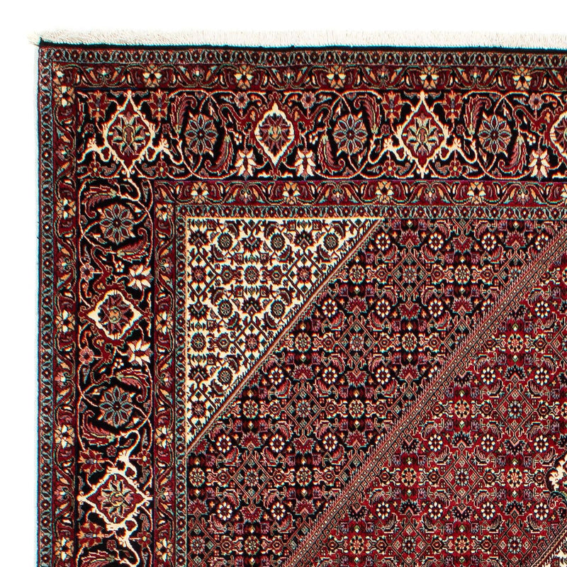 Tapis persan - Bidjar - 298 x 200 cm - rouge foncé