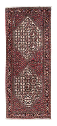 Tapis de couloir Tapis persan - Bidjar - 210 x 87 cm - rouge