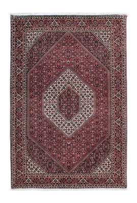 Tapis persan - Bidjar - 210 x 135 cm - rouge clair