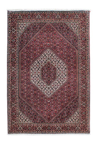Tapis persan - Bidjar - 210 x 135 cm - rouge clair