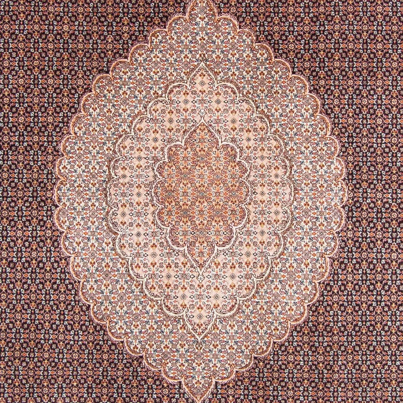 Tapis persan - Tabriz - 298 x 196 cm - bleu foncé