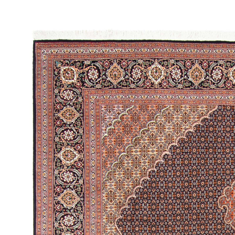 Tapis persan - Tabriz - 300 x 202 cm - bleu foncé