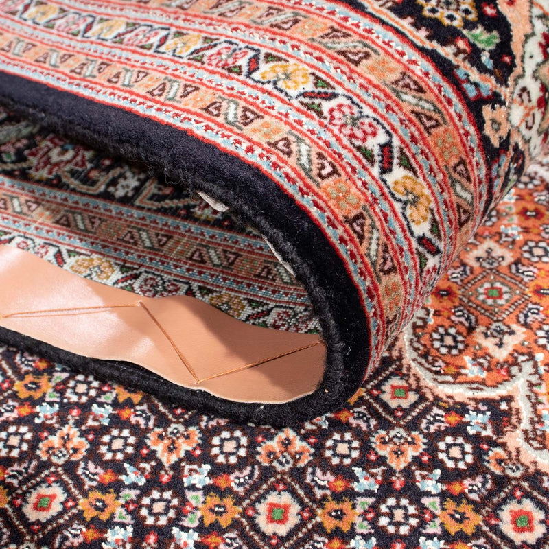 Tapis persan - Tabriz - 300 x 202 cm - bleu foncé