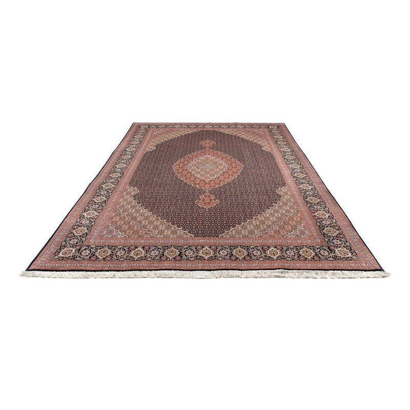 Tapis persan - Tabriz - 300 x 202 cm - bleu foncé
