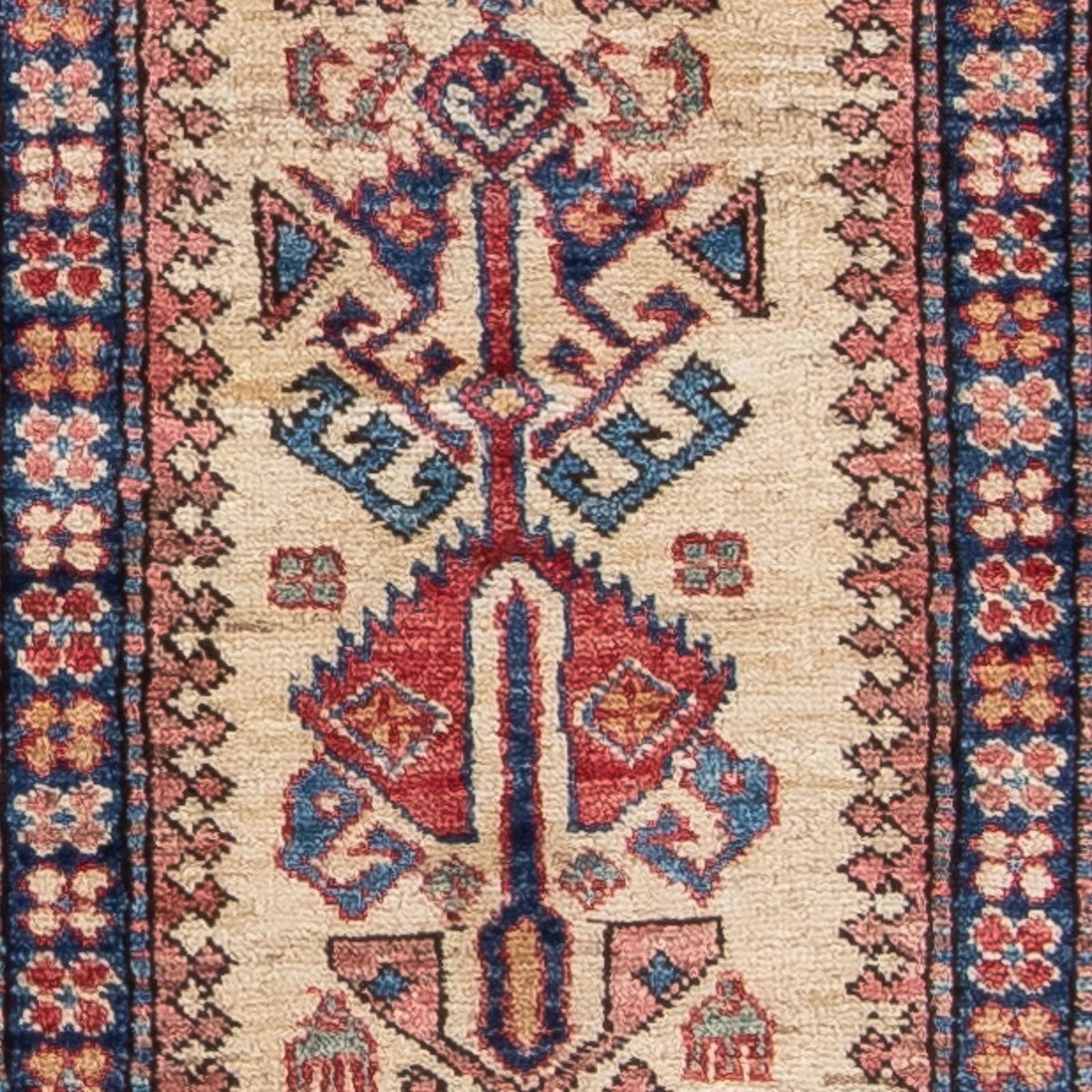 Tapis de couloir Tapis Ziegler - Kazak - 309 x 70 cm - multicolore