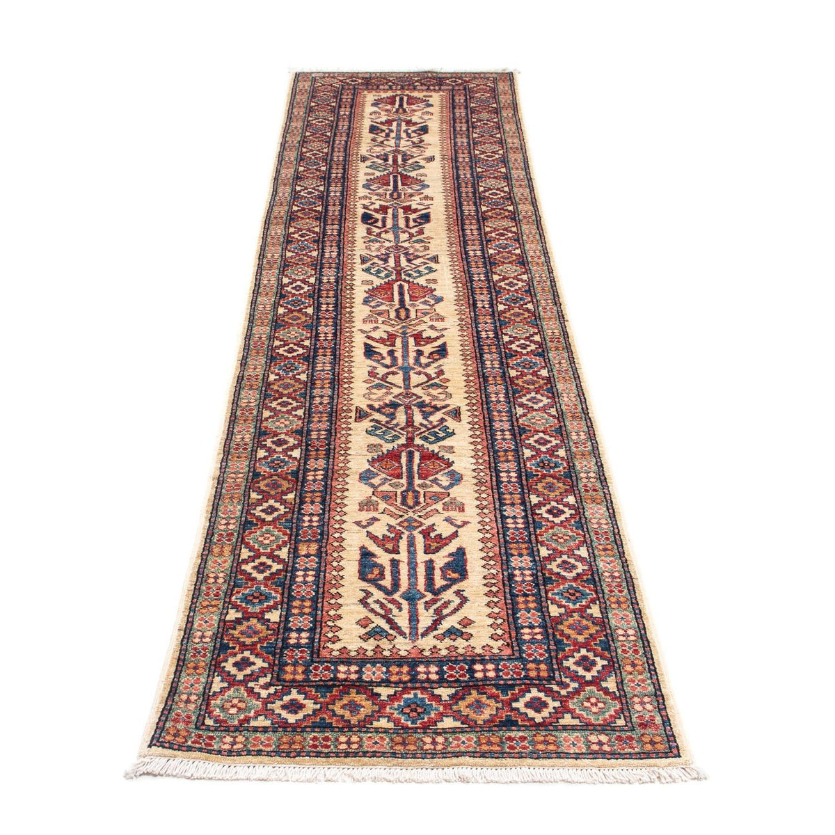 Tapis de couloir Tapis Ziegler - Kazak - 309 x 70 cm - multicolore