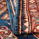 Tapis de couloir Tapis Ziegler - Kazak - 298 x 78 cm - bleu
