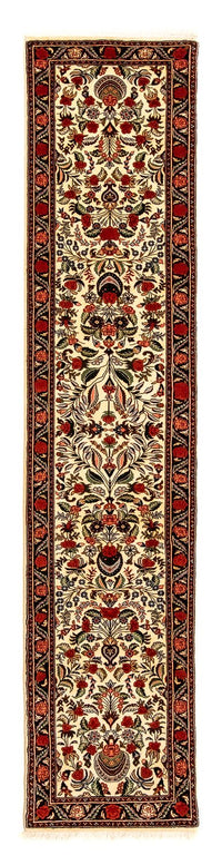 Tapis de couloir Tapis persan - Bidjar - 289 x 57 cm - beige