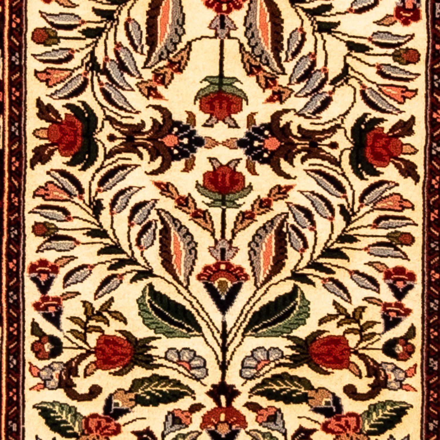 Tapis de couloir Tapis persan - Bidjar - 289 x 57 cm - beige