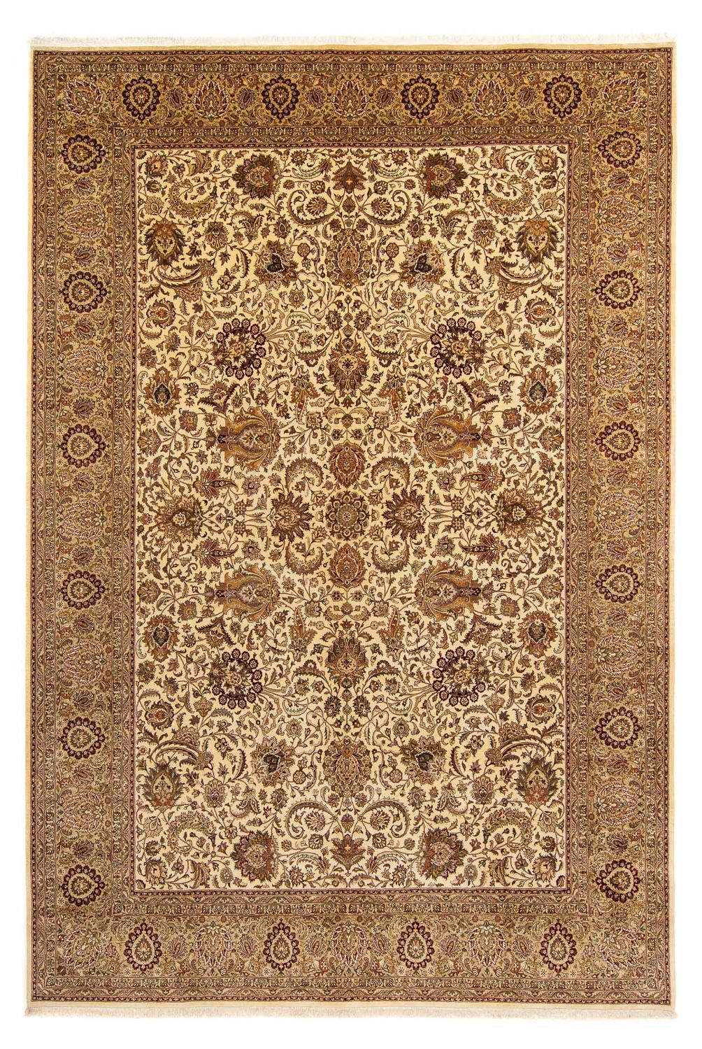 Tapis vintage - 433 x 306 cm - marron clair