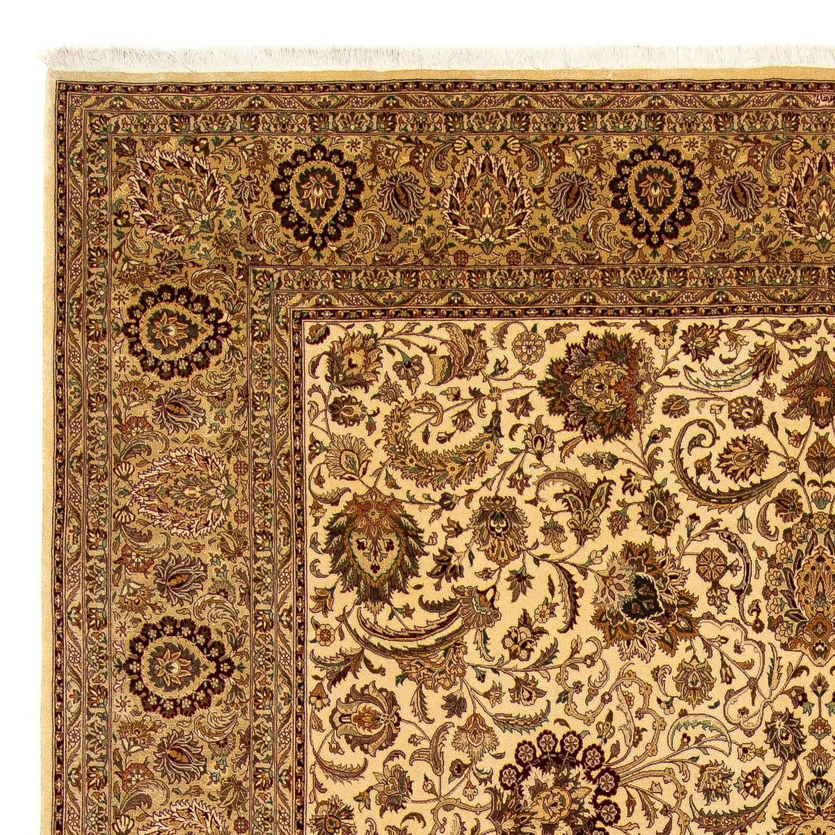 Tapis vintage - 433 x 306 cm - marron clair