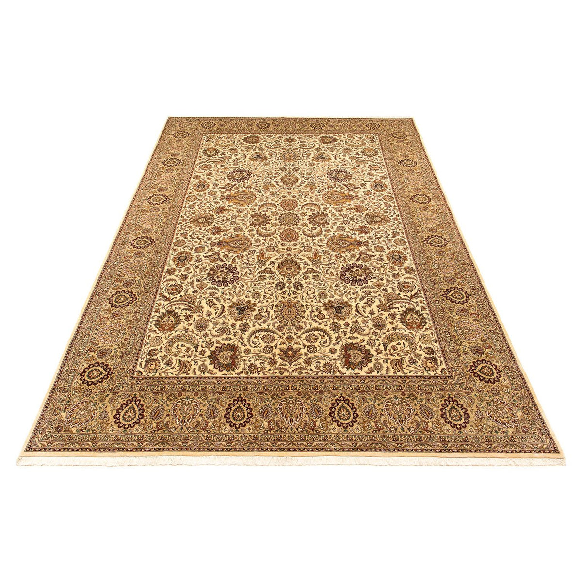 Tapis vintage - 433 x 306 cm - marron clair