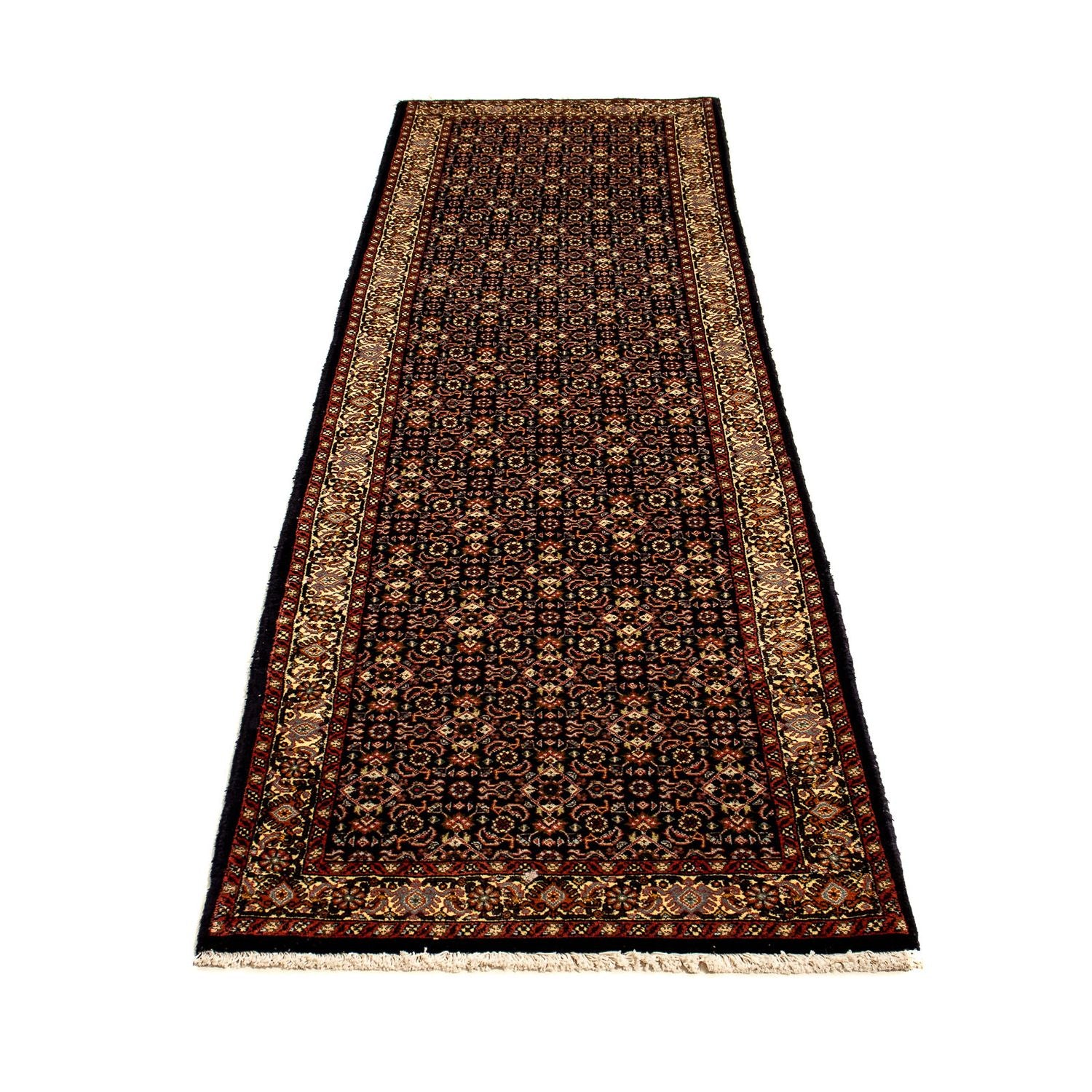 Tapis de couloir Tapis persan - Bidjar - 285 x 70 cm - multicolore