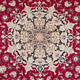 Tapis persan - Tabriz - Royal - 290 x 203 cm - rouge foncé
