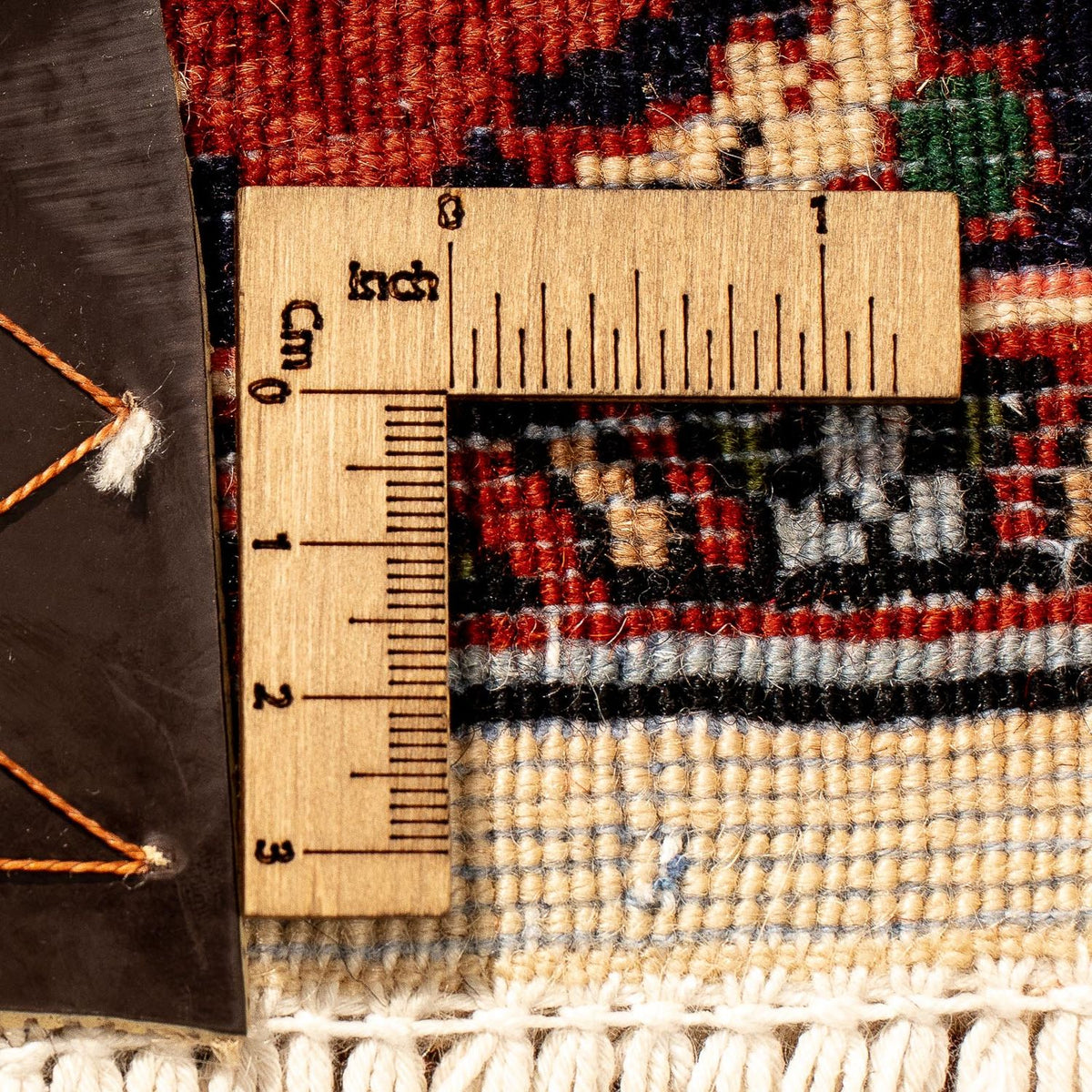 Tapis de couloir Tapis persan - Bidjar - 289 x 56 cm - beige