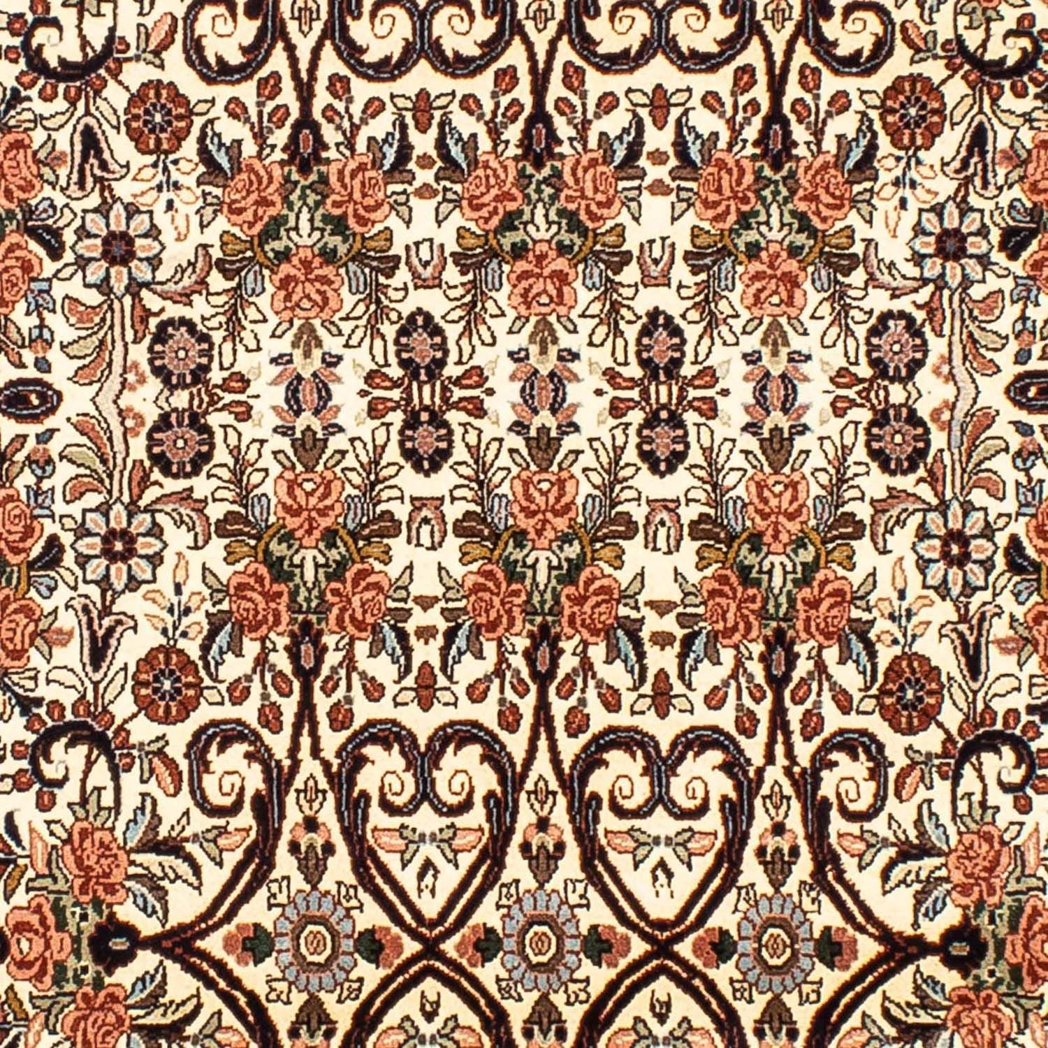 Tapis de couloir Tapis persan - Bidjar - 228 x 122 cm - beige