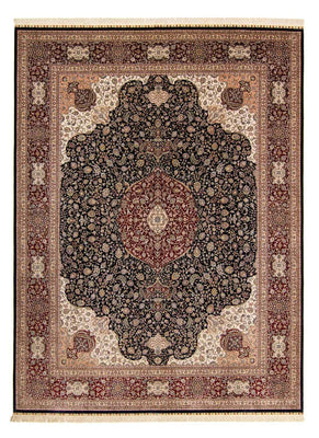 Tapis oriental - Hereke - 370 x 276 cm - rouge foncé