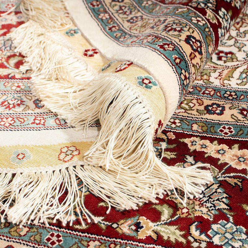 Tapis oriental - Hereke ronde  - 185 x 185 cm - beige