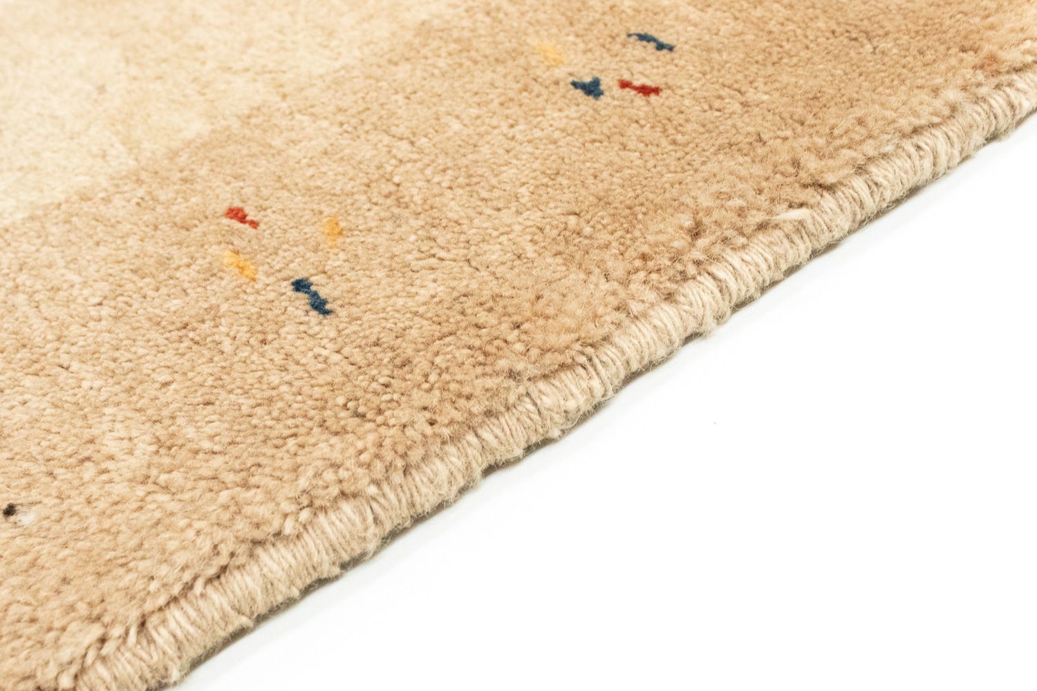 Tapis de couloir Tapis Gabbeh - Persan - 298 x 88 cm - beige