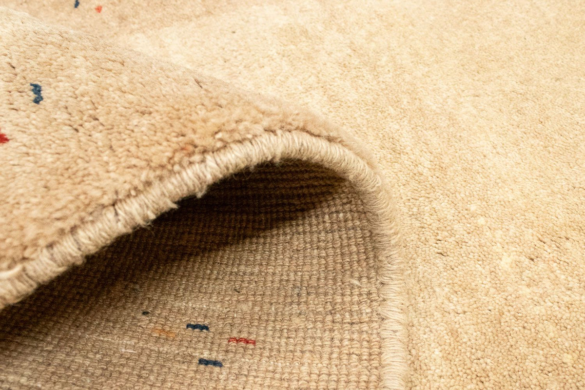 Tapis de couloir Tapis Gabbeh - Persan - 298 x 88 cm - beige