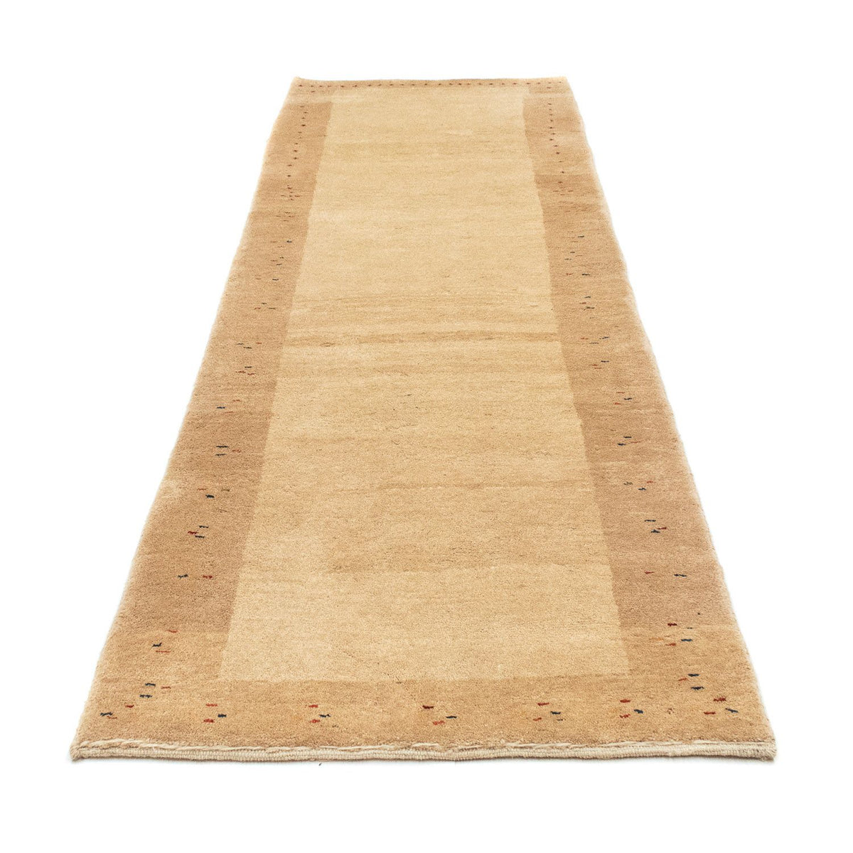Tapis de couloir Tapis Gabbeh - Persan - 298 x 88 cm - beige