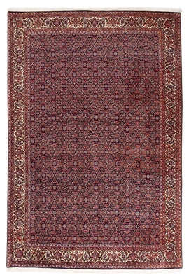 Tapis persan - Bidjar - 237 x 168 cm - rouge clair