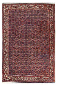 Tapis persan - Bidjar - 237 x 168 cm - rouge clair