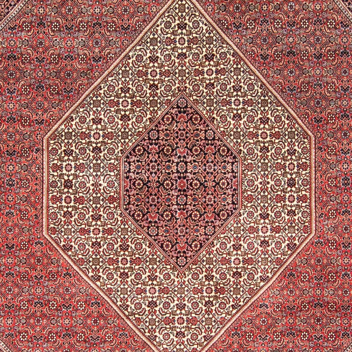 Tapis persan - Bidjar - 348 x 252 cm - rouge foncé