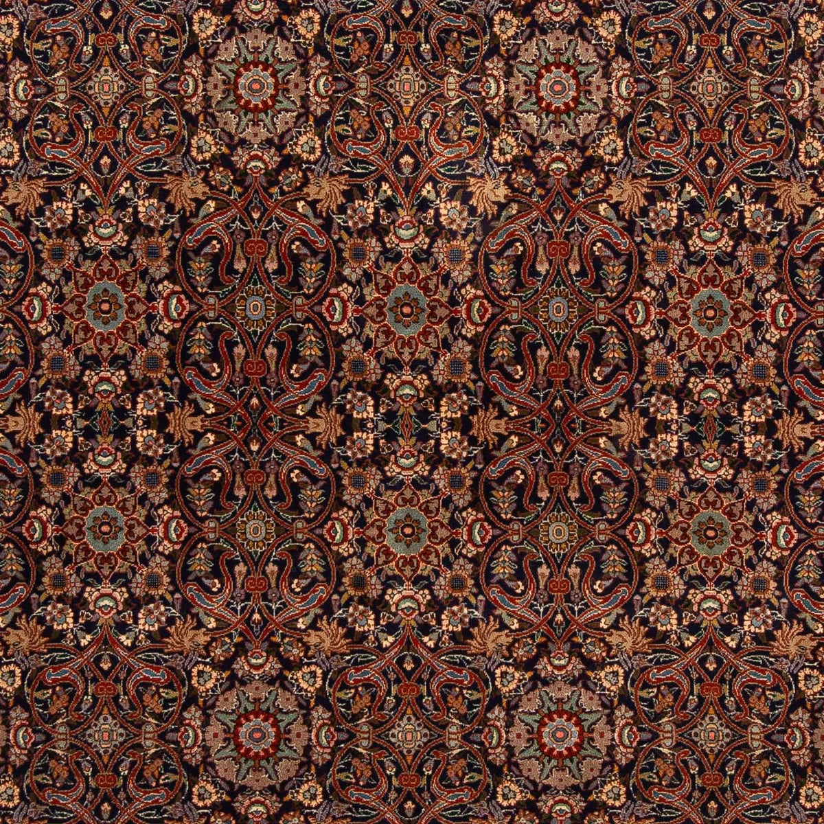 Tapis persan - Bidjar carré  - 205 x 200 cm - marron